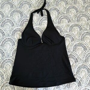 Old Navy, black tankini top size medium